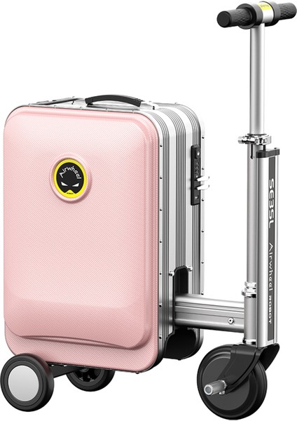 SE3SL Pembe Elektrikli Binilebilir Kabin Boy Scooter Valiz modelleri