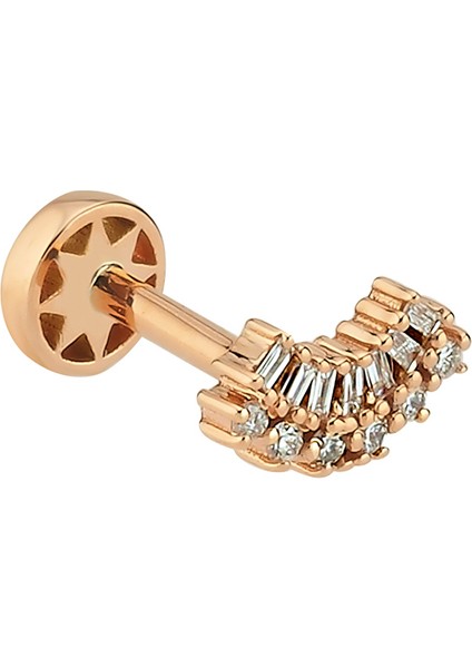 Mondrian Kadın Pırlanta Altın Kıkırdak Küpesi fiyatları