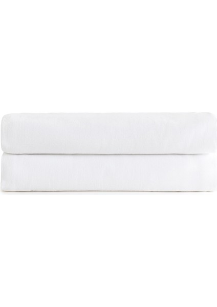 Düz Beyaz Çift Kişilik Çarşaf 240X260 cm