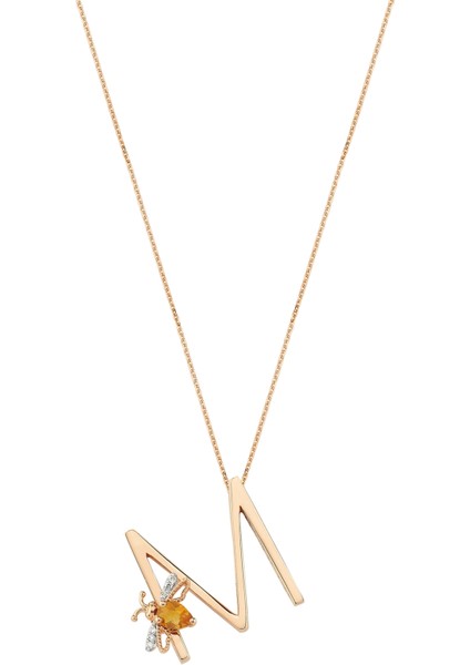 Letters Kadın Altın Kolye