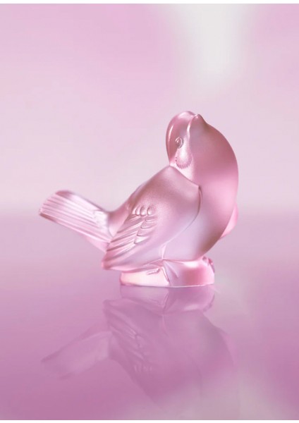 Pembe Serçe Formlu Kristal Obje fiyatları
