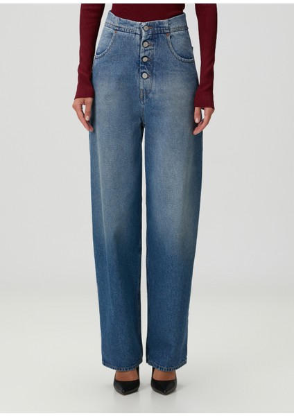 Mavi Wide Leg Jean Pantolon fiyatları