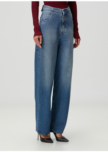 Mavi Wide Leg Jean Pantolon modelleri