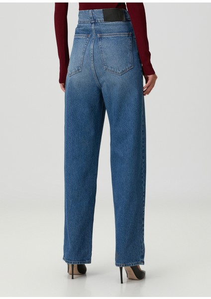 Mavi Wide Leg Jean Pantolon fırsatları