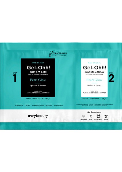 New York Gel-Ohh! Pearl Glow Jöle Spa Pedikür Seti