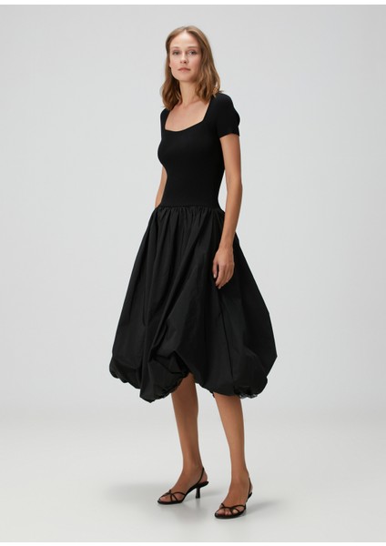 Rubble Siyah Midi Elbise modelleri