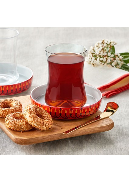 Istanbul Kahvaltı Roma 12 Parça Çay Bardağı Seti fırsatları