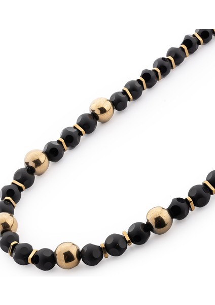 Penia Siyah Doğal Taşlı Kadın Kolye fiyatları