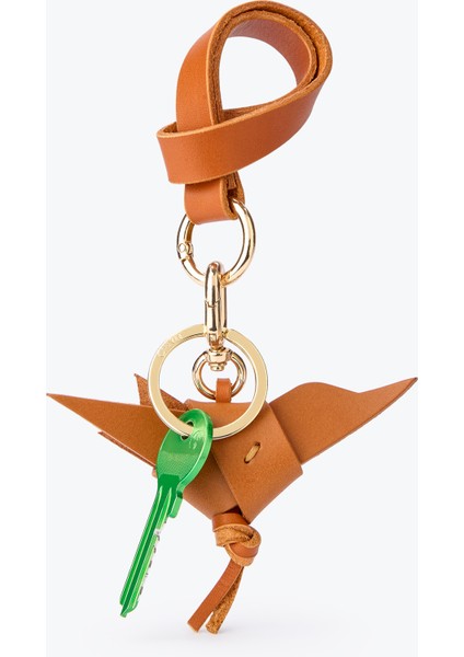 Kuş Figürlü Konyak Kadın Charm Anahtarlık fiyatları