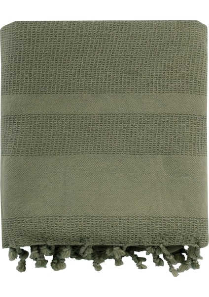 Stone Yeşil Throw Battaniye Koltuk Şalı 140 x 170 cm