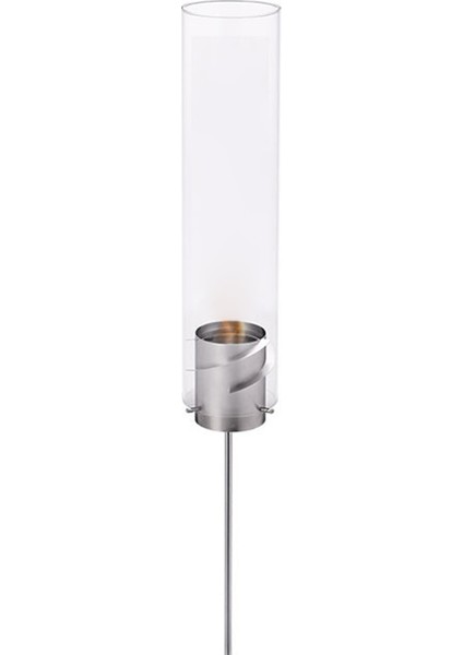 Spin 90 Garden Torch Gümüş Masaüstü Şömine