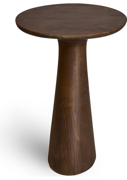 Pion Koyu Meşe Ahşap Yan Sehpa modelleri