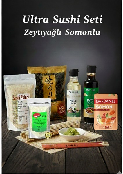 Ultra Sushi Seti _ Somon'lu / Suşi Seti