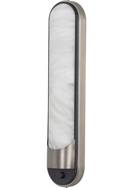Bender Mermer Metal Platin LED Aplik