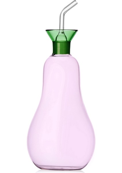 Vegetables Koleksiyonu Mor Patlıcan Formlu Cam Yağ Şişesi