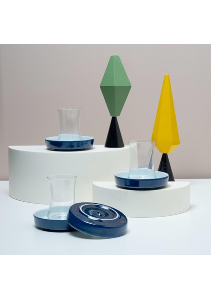 Istanbul Kobalt Kahvaltı 6'lı Çay Bardağı Seti fiyatları