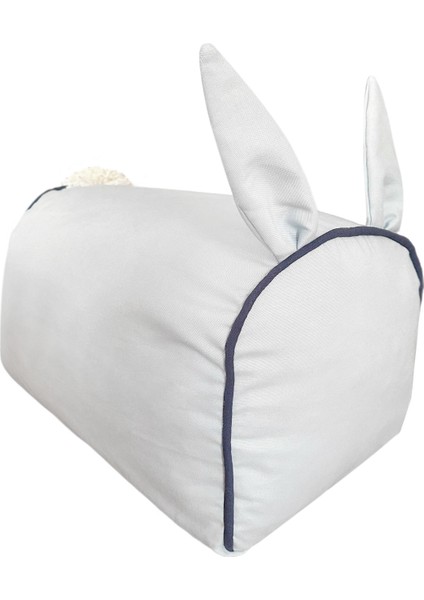 Big Blue Bunny Pillow Lacivert Biyeli Çocuk Dekoratif Oyun Yastığı