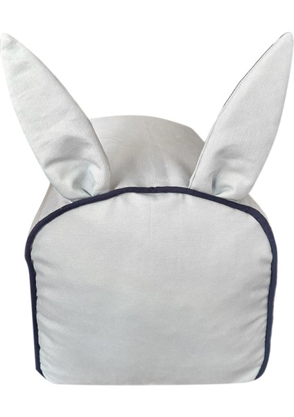 Big Blue Bunny Pillow Lacivert Biyeli Çocuk Dekoratif Oyun Yastığı modelleri