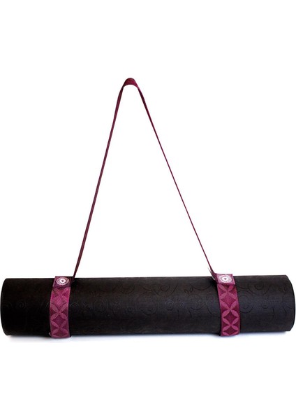 ST-06185 Health Fitness Strap Wine Deluxe Mat
