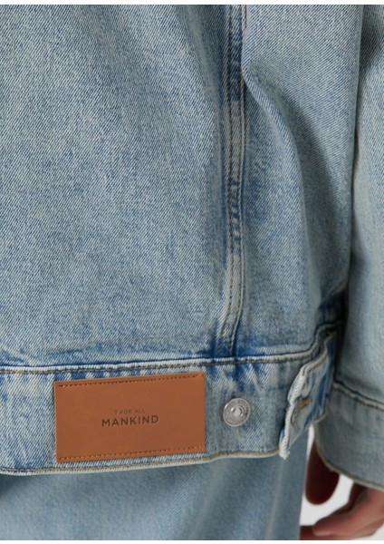 Oli Trucker Mavi Denim Ceket indirimleri