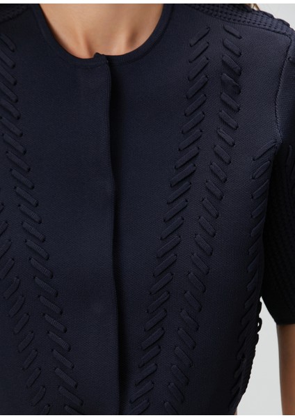 Morsine Lacivert Crop Hırka indirimleri