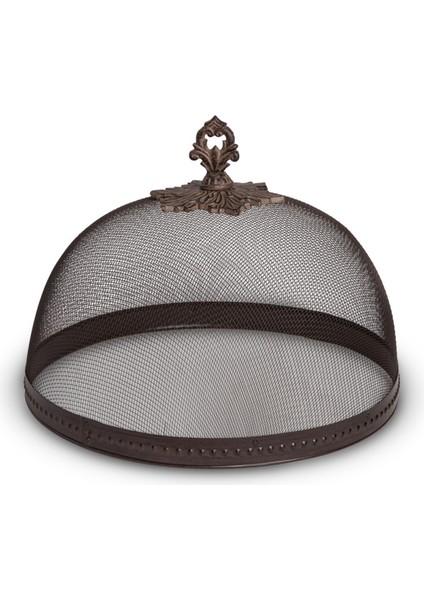 Meta Mesh Bronz Servis Kubbesi 35 x 35 cm