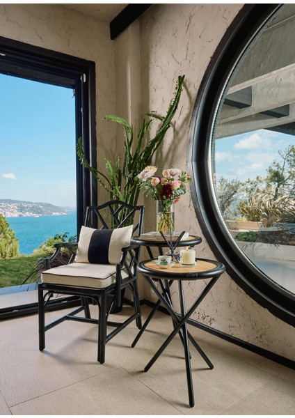 Circle Bambu Yan Sehpa 40X70 cm fırsatları