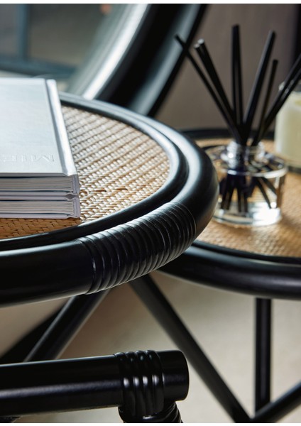 Circle Bambu Yan Sehpa 40X70 cm indirimleri