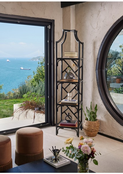 Classy Bambu Siyah Büfe indirimleri