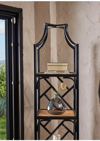 Classy Bambu Siyah Büfe