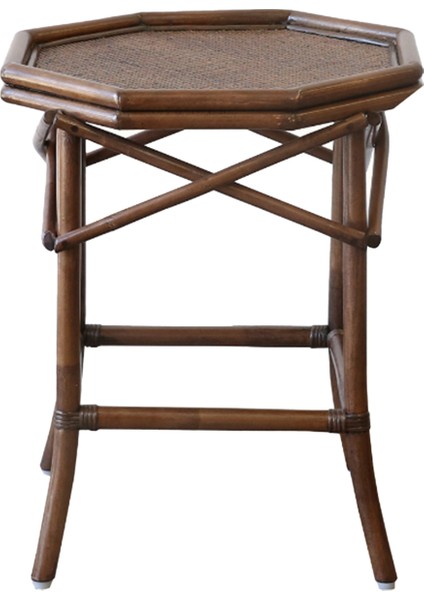 Classy Kahverengi Rattan Sehpa