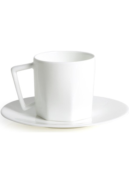 Mislina Beyaz 2'li Bone China Çay Kahve Fincanı