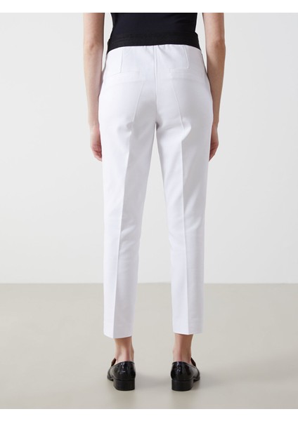 Yeni Sezon Beli Lastikli Dar Fit Kadın Pantolon fırsatları