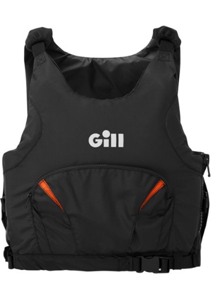 Racing Pull-On Buoyancy Black Orange Yüzdürücü Can Yeleği