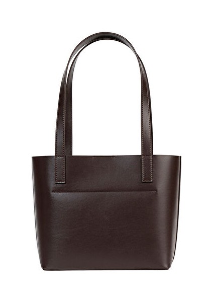 Elma Derisi Kahverengi Mini Tote El Çantası fiyatları