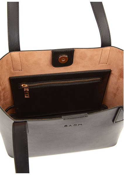 Elma Derisi Kahverengi Mini Tote El Çantası fırsatları