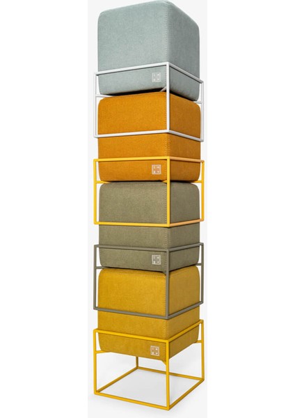 Cubo Siyah Puf Tabure fırsatları
