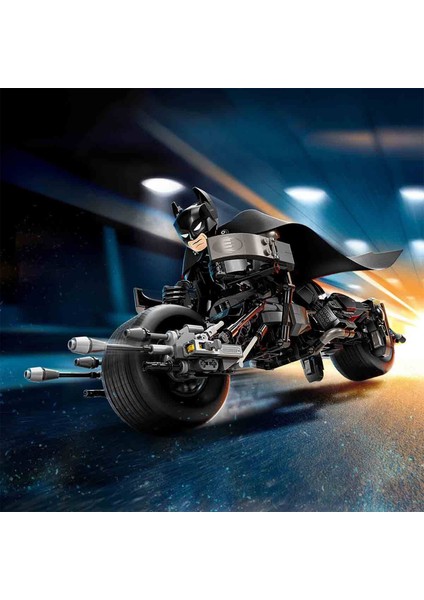 Dc 76273 Batman Yapım Figürü ve Bat-Pod Motosiklet modelleri