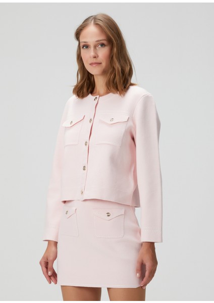 Moussailoon Pembe Hırka modelleri