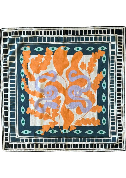 Keep An Eye On Renkli Pamuklu Kadın Fular