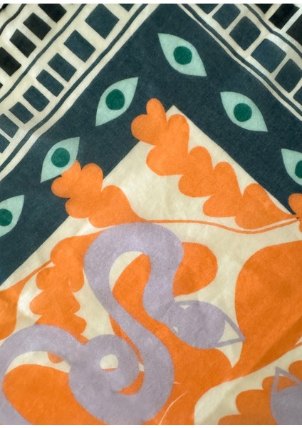 Keep An Eye On Renkli Pamuklu Kadın Fular modelleri