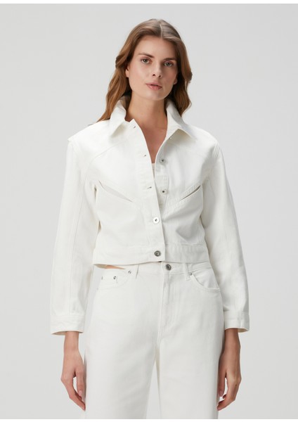 Beyaz Denim Ceket fırsatları