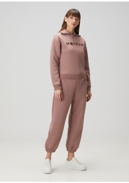 Gül Kurusu Fermuarlı Sweatshirt fiyatları