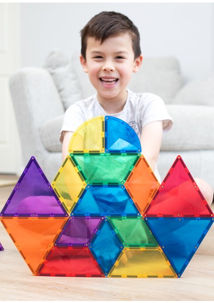 Rainbow Shape Expansion Manyetik Bloklar 36 Parça Yapı Oyuncağı