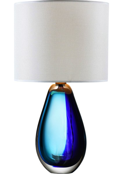 Harmony Cam Mavi Abajur