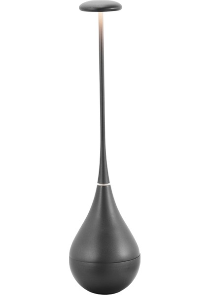 Dondolina Siyah Şarjlı LED Masa Lambası