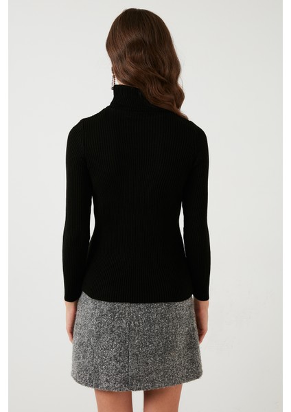 Fitilli Regular Fit Balıkçı Yaka Soft Akrilik 2'li Paket Kazak Bayan Kazak 4614102S2 indirimleri