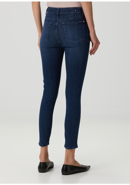 Slim Illusion Luxe Koyu Mavi Skinny Jean Pantolon fırsatları