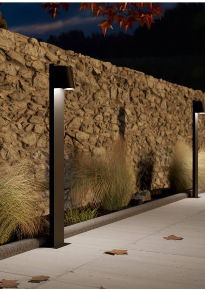 Stagnone Siyah Alüminyum Çelik Dış Mekan Aydınlatması 100 cm fiyatları