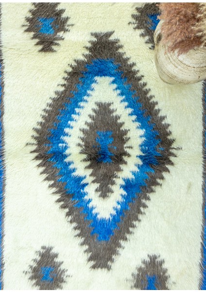 Midelt Geometrik Tasarımlı Tiftik Halı 114 x 167 cm modelleri